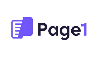 Page1.ai - Creative brandable domain for sale